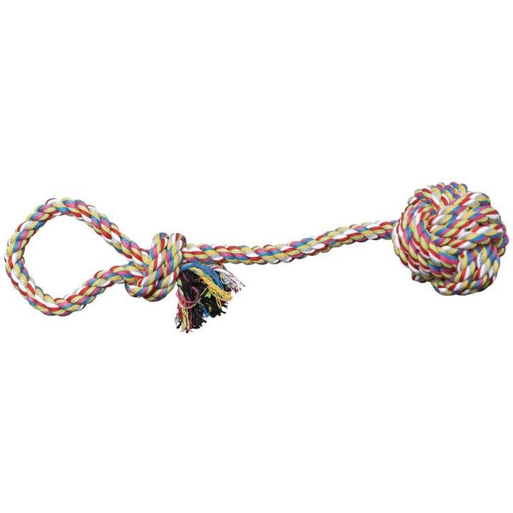 Pet Nova Іграшка для собак  Куля з бавовняної нитки 9 см (ROPE-BALL-9CM) - зображення 1