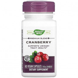   Nature's Way Cranberry преміумсуміш 400 мг 60 вегетаріанських капсул (NWY15134)