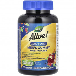   Nature's Way Alive! Men's Gummy Multivitamin без цукру 50 жувальних цукерок