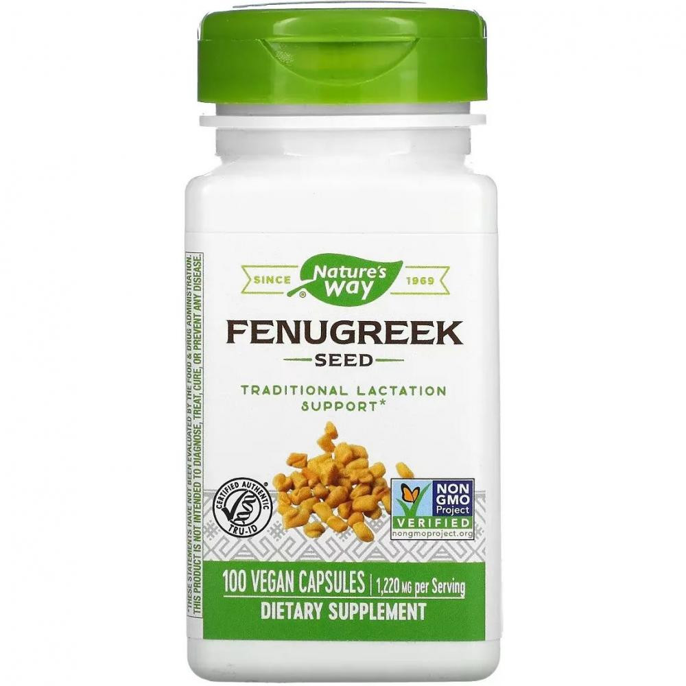 Nature's Way Fenugreek Seed 610 мг 100 капсул - зображення 1