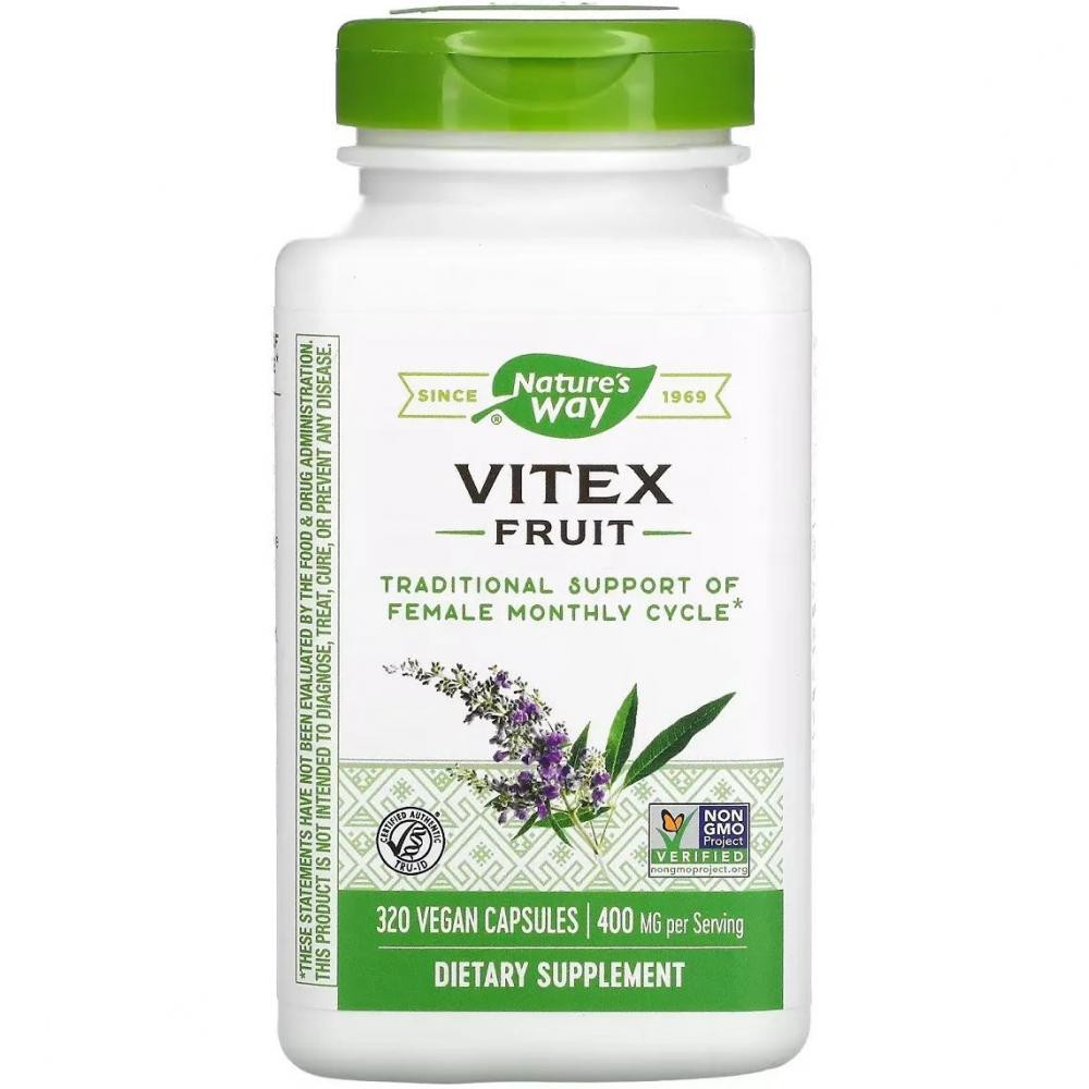 Nature's Way Vitex Fruit 400 мг 320 капсул - зображення 1