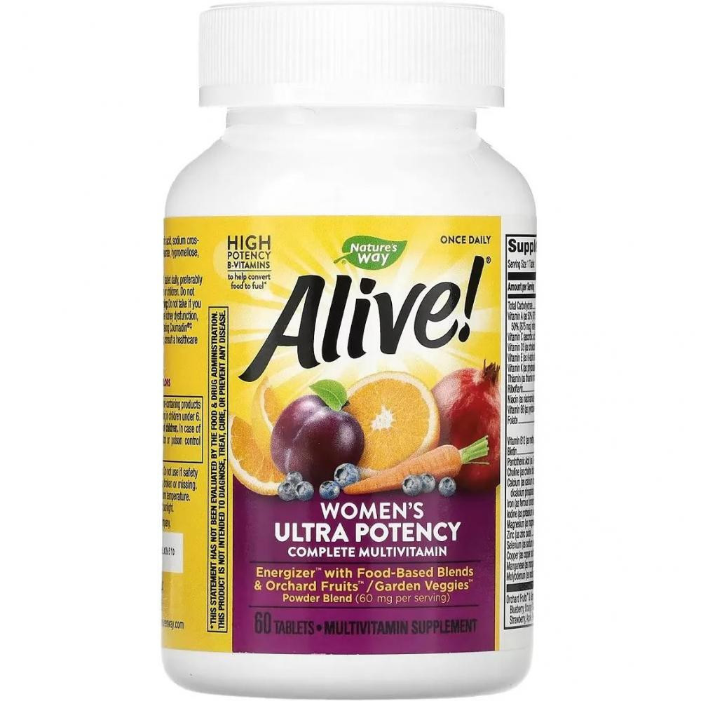 Nature's Way Alive! Ultra Potency Multi-Vitamin 60 таблеток - зображення 1