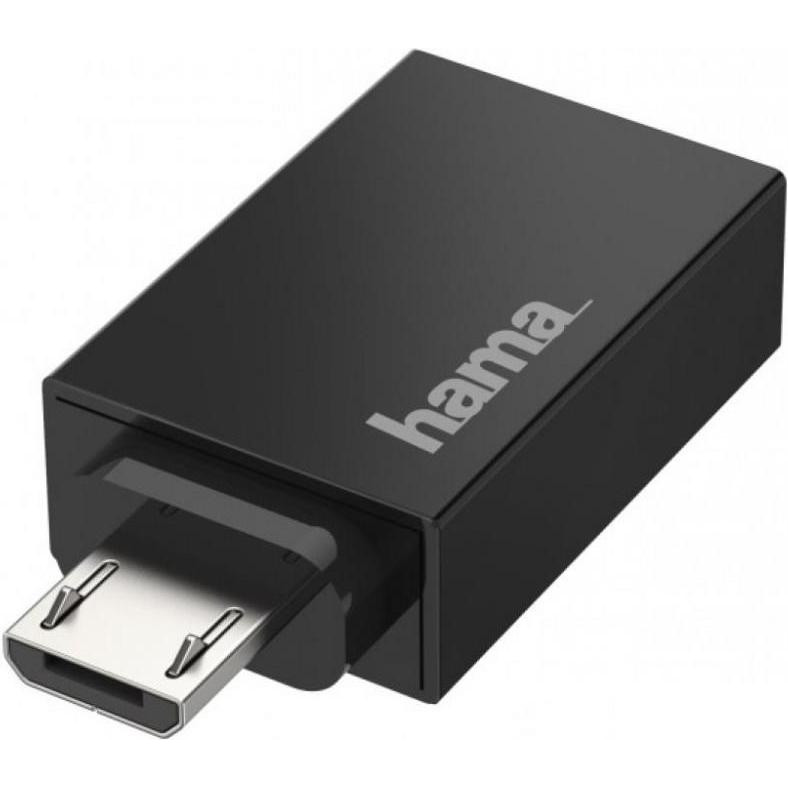 HAMA USB 2.0 to Micro USB Black (00200307) - зображення 1