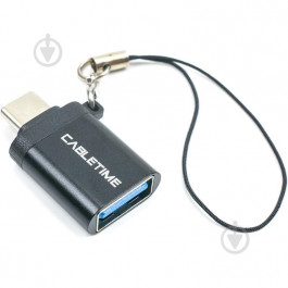   Cabletime OTG USB 3.0 Type-C to USB Type-A Black (CA913688)