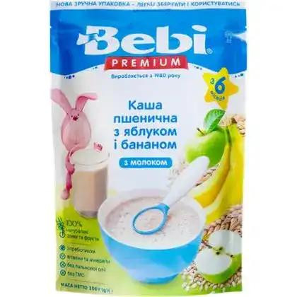 Bebi Каша пшенична молочна яблуко-банан, 200 г - зображення 1