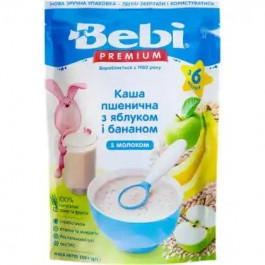   Bebi Каша пшенична молочна яблуко-банан, 200 г