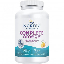   Nordic Naturals Complete Omega зі смаком лимона 180 капсул