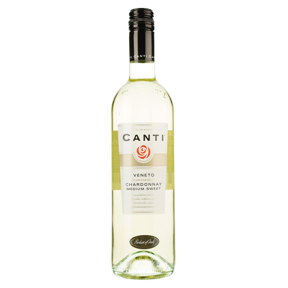 Canti Вино Chardonnay Veneto Medium Sweet белое полусладкое 0.75 л 11.5% (8005415046614) - зображення 1