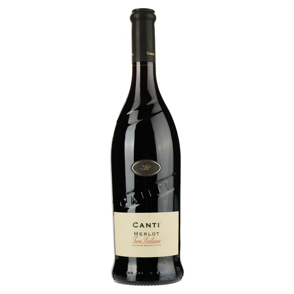 Canti Вино Merlot Terre Siciliane красное сухое 0.75 л 13% (8005415045327) - зображення 1