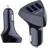 XoKo USB Car Charger 3xUSB 4.2A Black (CC-300-BK) - зображення 1