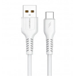   Denmen Silicone USB Type-C 1m White (DM-D42T-WH)