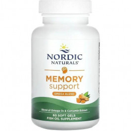   Nordic Naturals Memory Support Omega Blend 60 капсул