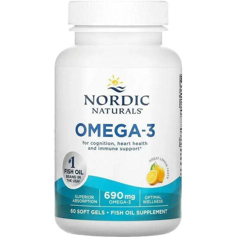 Nordic Naturals Omega-3 60 капсул - зображення 1