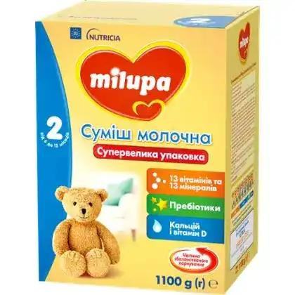 Milupa Суміш 2 молочна суха для дітей, 1100 г - зображення 1