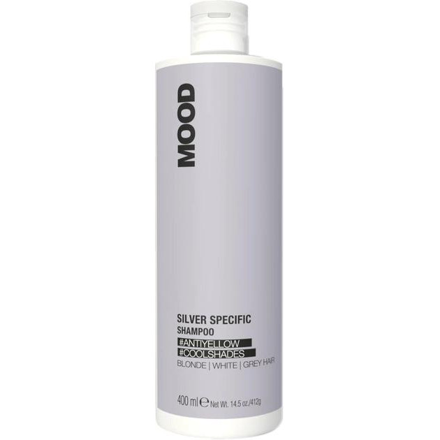 Mood Шампунь з фіолетовим пігментом  Silver Specific Shampoo Pro Для нейтралізування жовтизни 400 мл (805 - зображення 1