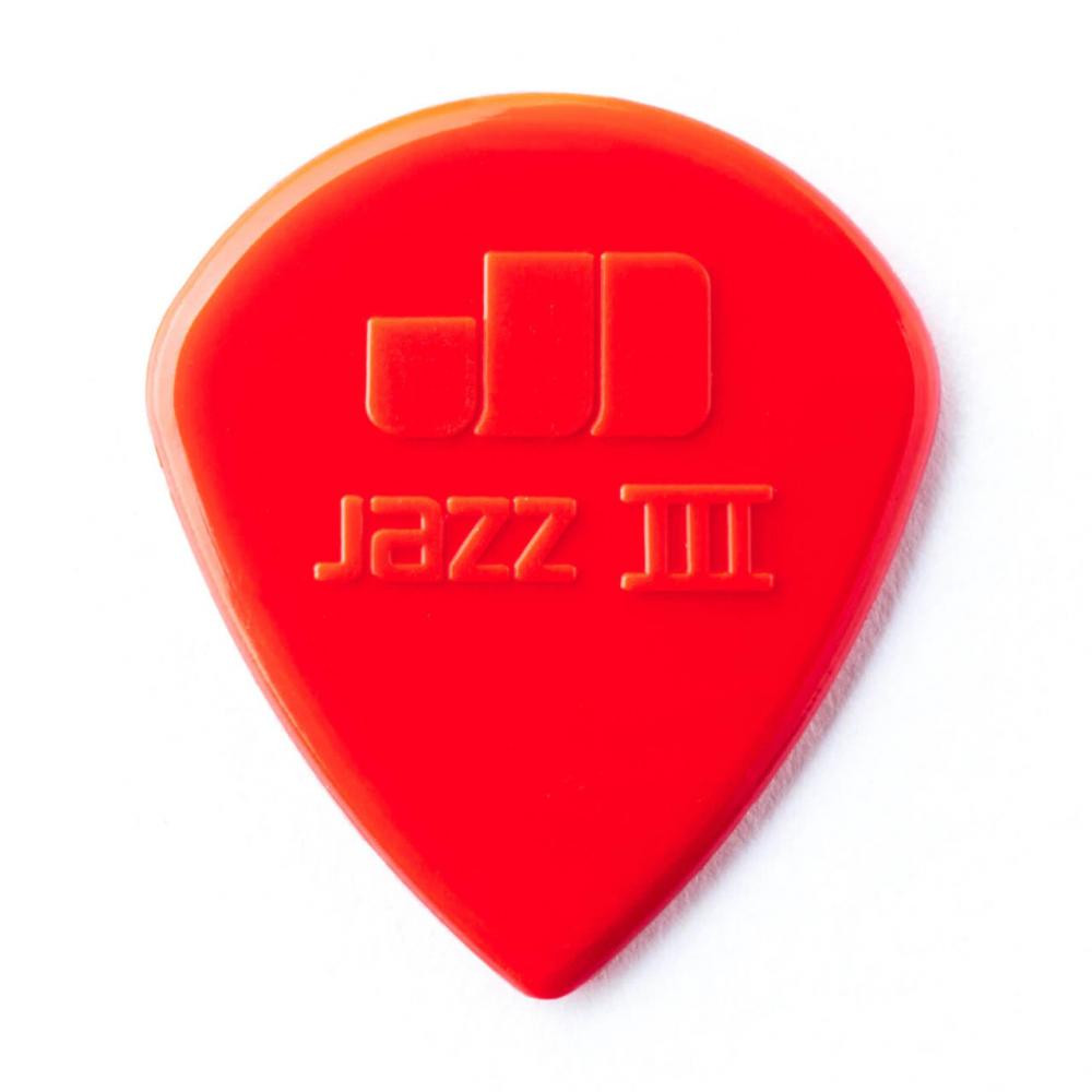 Dunlop 47P3N Nylon Jazz III Red Nylon Player's Pack 6 шт. - зображення 1