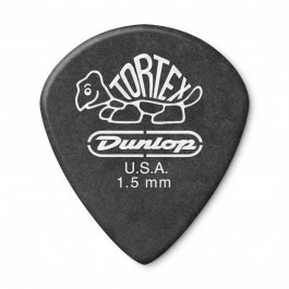   Dunlop 482P1.50 Tortex Pitch Black Jazz Players Pack 1.50