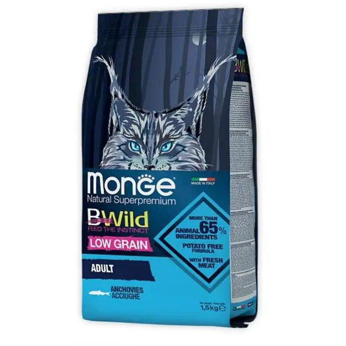 Monge BWild Low Grain Anchovies 10 кг (8009470004930) - зображення 1