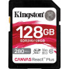 Kingston 128 GB SDXC Class 10 UHS-II U3 Canvas React Plus (SDR2V6/128GB) - зображення 1