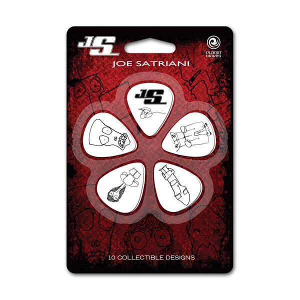 Planet waves PW1CWH2-10JS Joe Satriani, мягкие, 10шт., белые - зображення 1