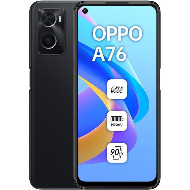 OPPO A76 4/128GB Glowing Black - зображення 1