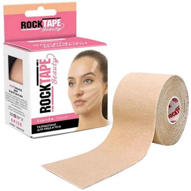 RockTape Кінезіо тейп  Beauty 5x5 (Beige) - зображення 1