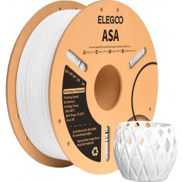   ELEGOO ASA Filament (пластик) для 3D принтера  1кг, 1.75мм, білий (50.203.0183)