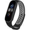 BeCover Ремінець Vents Style для Xiaomi Mi Smart Band 5/6/7 Black-Gray (705151) - зображення 2