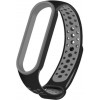 BeCover Ремінець Vents Style для Xiaomi Mi Smart Band 5/6/7 Black-Gray (705151) - зображення 3