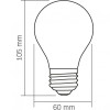 VIDEX LED Filament А60 4W 3000K E27 (VL-DA60MO) - зображення 3