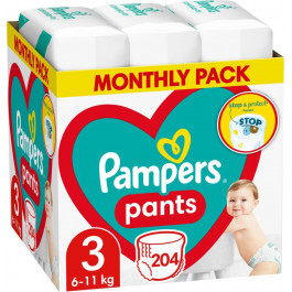   Pampers Pants Midi, 204 шт