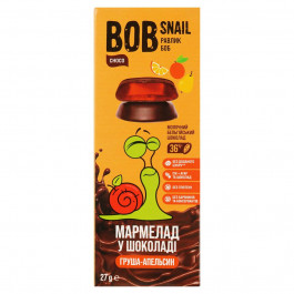   Bob Snail Мармелад  Груша Апельсин в молочному шоколаді 27 г (1740483)