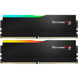   G.Skill 32 GB (2x16GB) DDR5 6000 MHz Ripjaws M5 RGB Black (F5-6000J3238F16GX2-RM5RK)