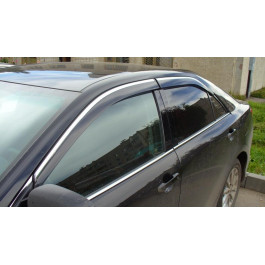   AVTM Дефлектори вікон (вітровики) Тойота Camry V50 2011- (c хромом ) AVTM