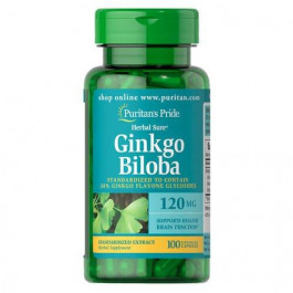   Puritan's Pride Ginkgo Biloba 120 mg 100 капс.