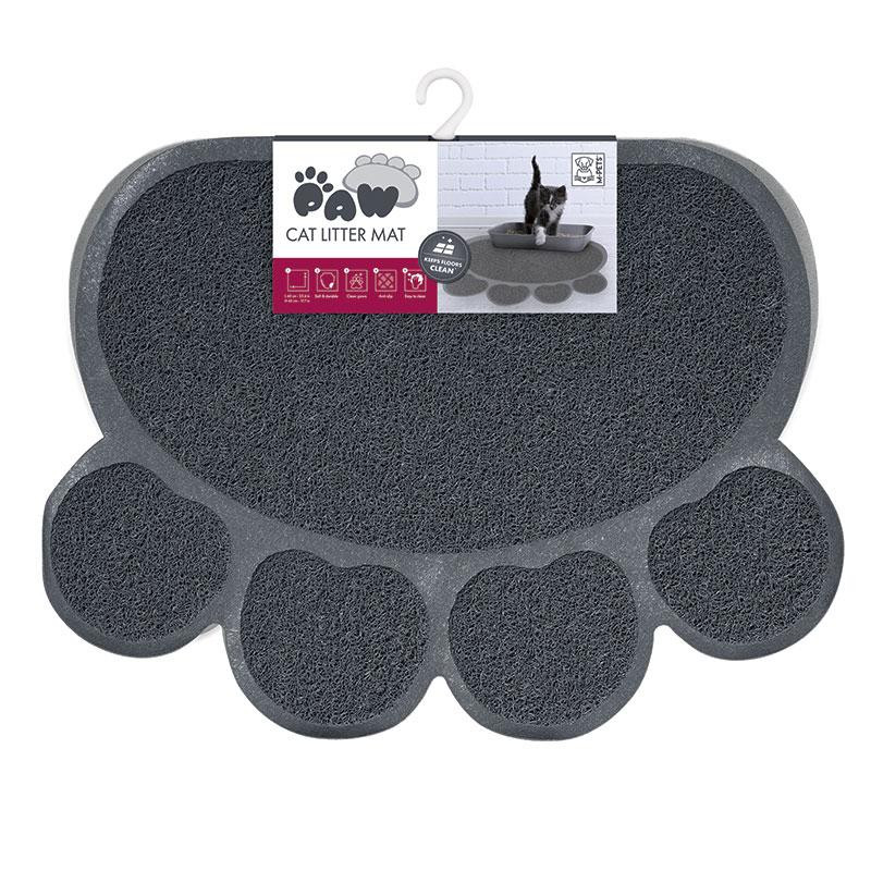 M-Pets (М-Петс) Paw Cat Litter Mat - Килимок для котячого туалету 60х40 см (934918) - зображення 1