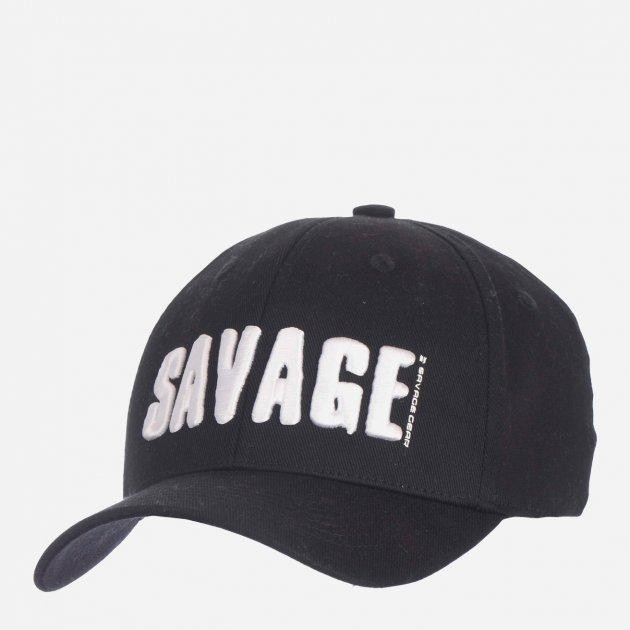 Savage Gear Кепка  Simply Savage 3D logo Cap 18540690 One size Чорна (2218540690010) - зображення 1