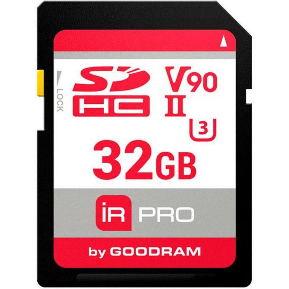 GOODRAM 32 GB SDHC UHS-II U3 IRDM PRO IRP-S9B0-0320R11 - зображення 1