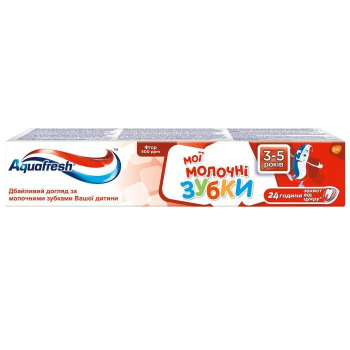 Aquafresh Зубна паста  Мої молочні зубки для дітей 3-5 років 50 мл - зображення 1