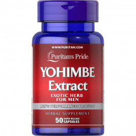   Puritan's Pride Yohimbe Extract, 50 капсул