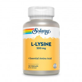   Solaray Аминокислота  L-Lysine 500 mg, 120 вегакапсул