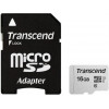 Transcend 16 GB microSDHC UHS-I 300S + SD Adapter TS16GUSD300S-A - зображення 1