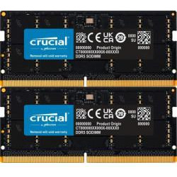   Crucial 64 GB (2x32GB) SO-DIMM DDR5 5200 MHz (CT2K32G52C42S5)