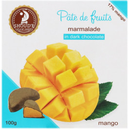   Shoud'e Мармелад  Pate de fruits манго в шоколаді, 100 г (4820230690316)