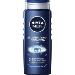   Nivea Гель для душу  Men Екстремальна свіжість 2в1 з ментолом 500 мл (4005900845993) Men Экстремальная све