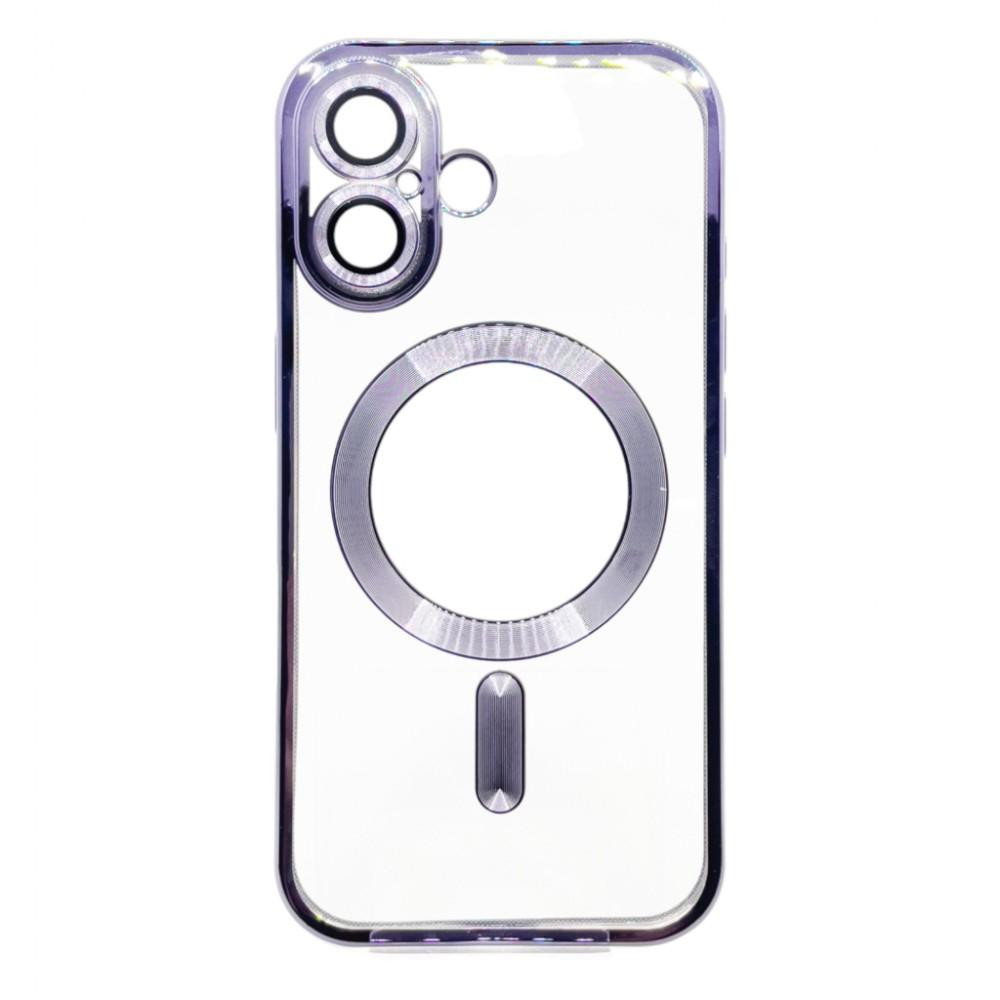 BeCover Чохол-накладка  TPU Chrome Case (MagSafe) для Apple iPhone 16 Purple (712074) - зображення 1