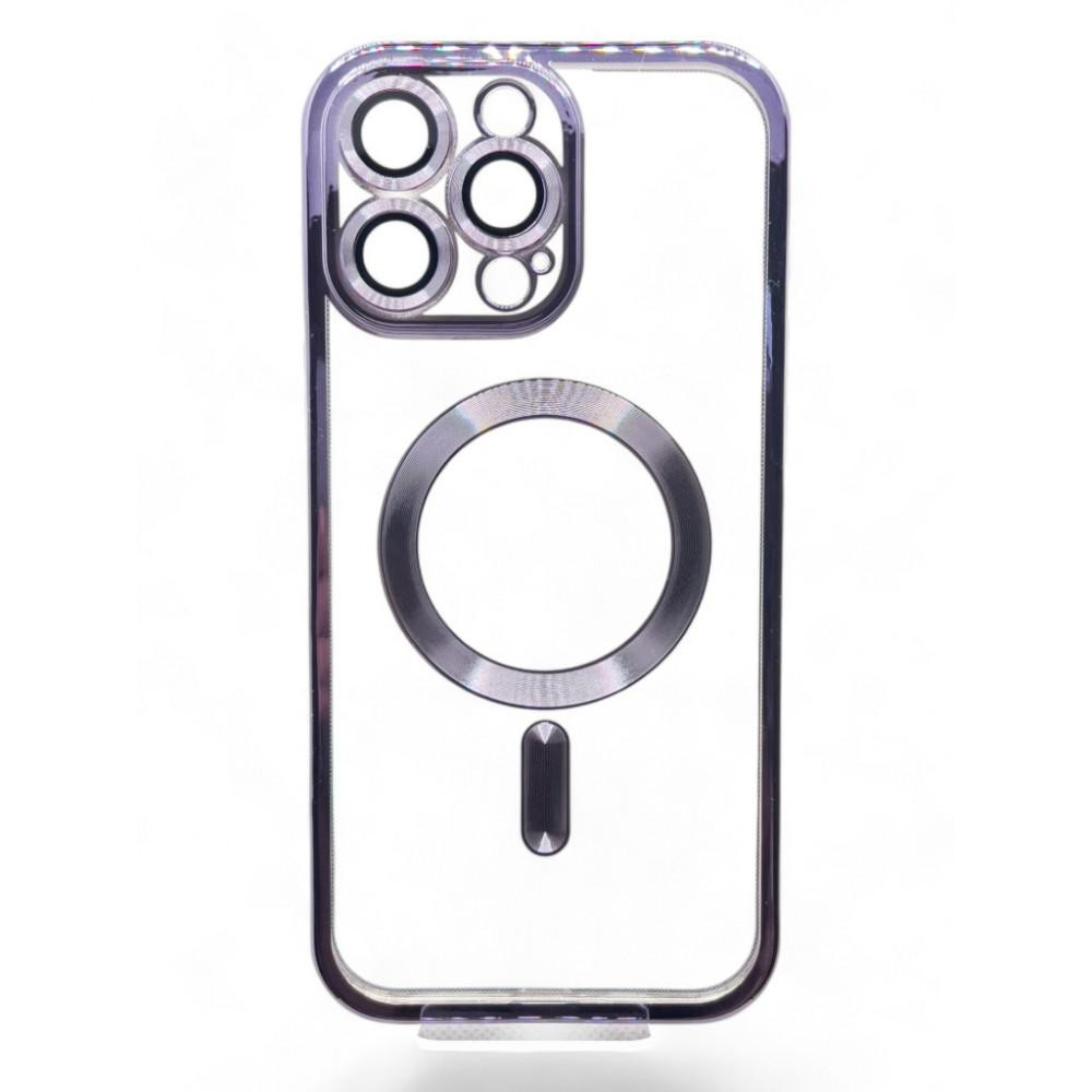 BeCover Чохол-накладка  TPU Chrome Case (MagSafe) для Apple iPhone 16 Pro Purple (712084) - зображення 1