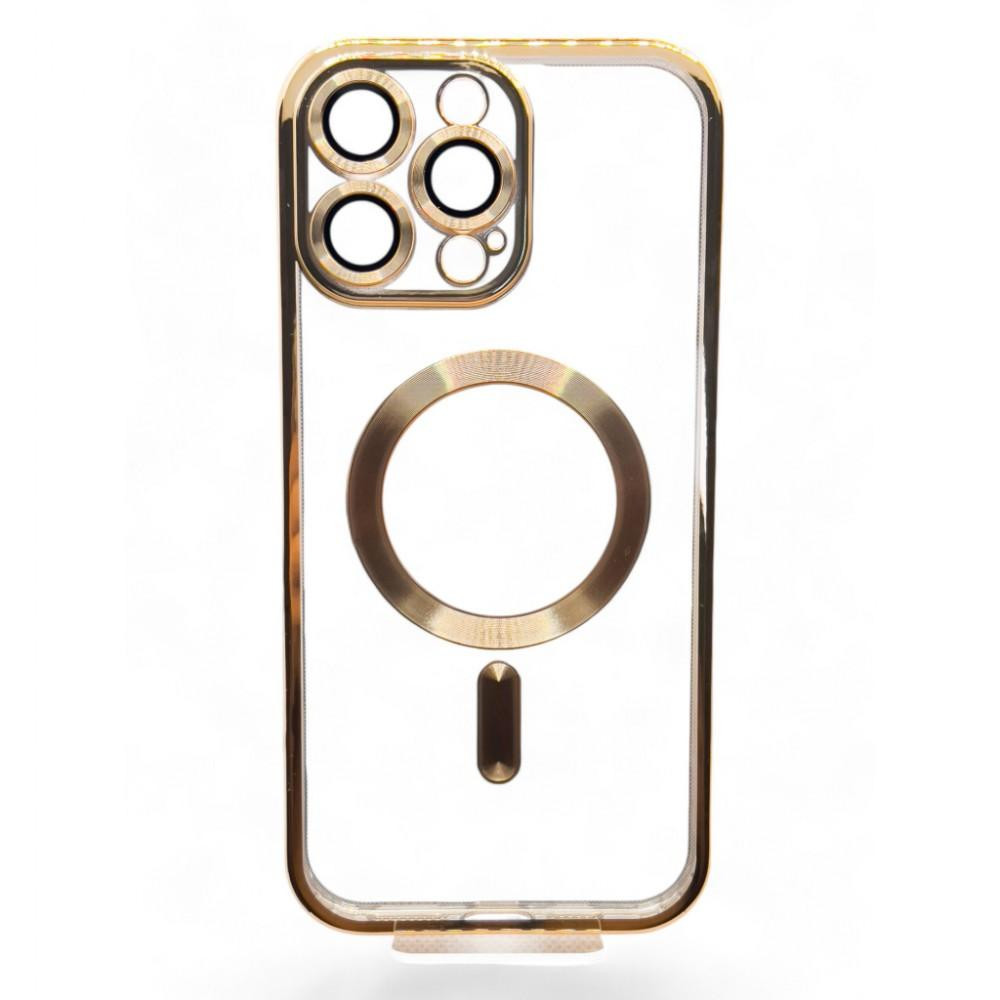 BeCover Чохол-накладка  TPU Chrome Case (MagSafe) для Apple iPhone 16 Pro Gold (712081) - зображення 1