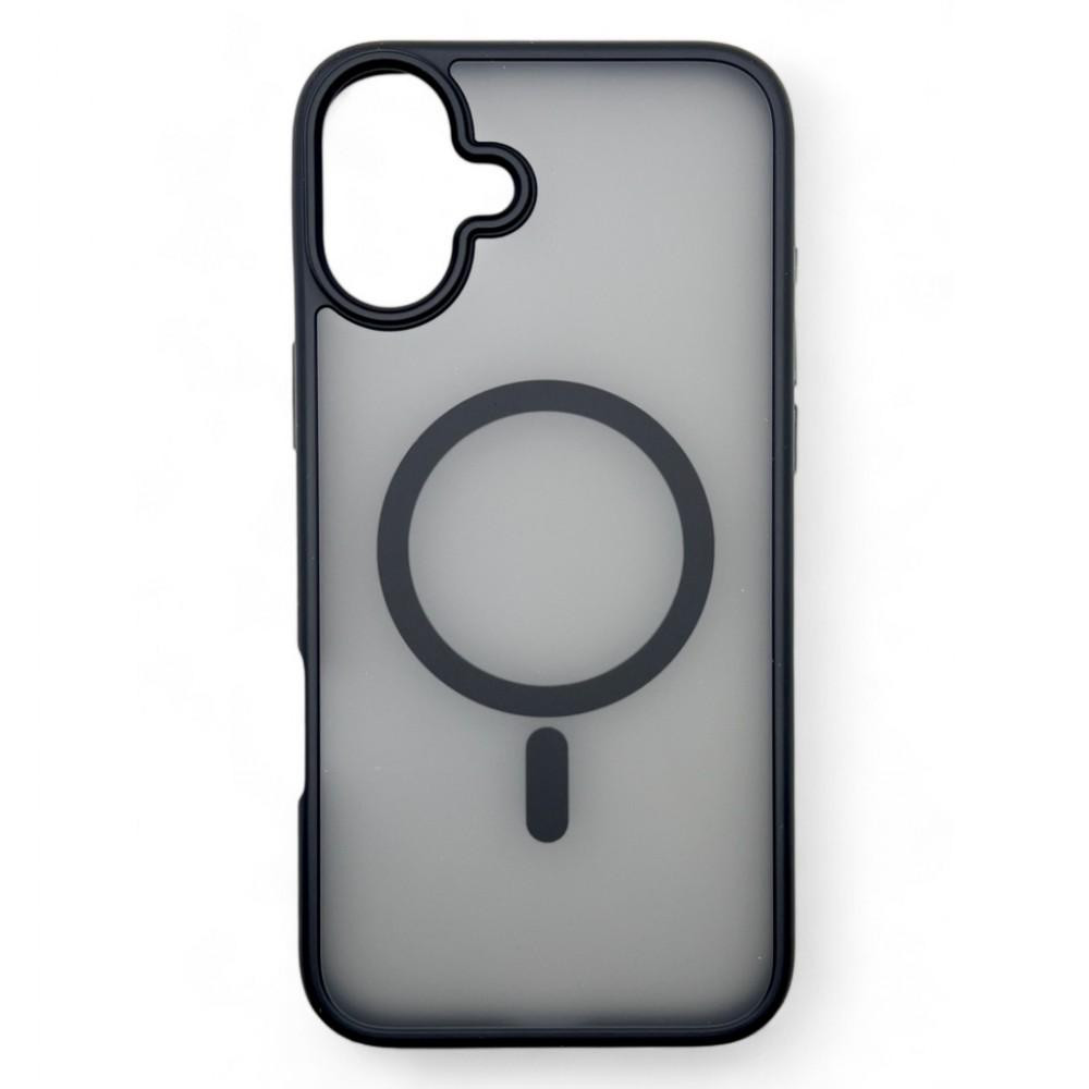 BeCover Чохол-накладка  Metal Buttons Case (MagSafe) для Apple iPhone 16 Plus Black (712093) - зображення 1