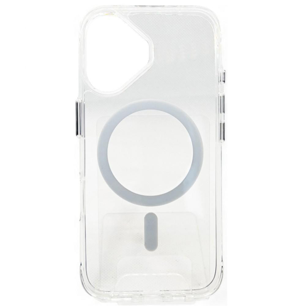 BeCover Чохол-накладка  Space Case (MagSafe) для Apple iPhone 16 Plus Transparancy (712103) - зображення 1